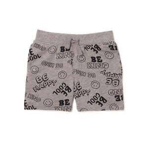 Garanimals Baby Boy’s Grey Be Kind, Be Happy, Be Cool Terry Shorts Size 24M